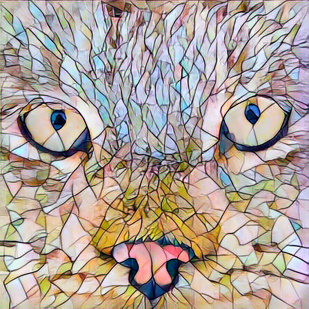 Lynx with Mosaic style